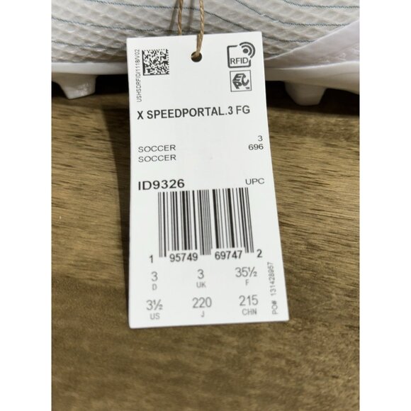 Adidas X Speedportal.3 FG | Parley Pack | Soccer Cleats | Youth Size 3.5| ID9326 - Picture 8 of 8